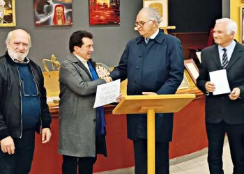 Τιμητική διάκριση στον Κώστα Ευαγγελάτο
