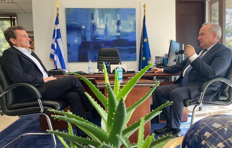 Συνάντηση Γαλάνη - Παπαθανάση με φόντο θέματα του Δήμου και της Τοπικής Αυτοδιοίκησης