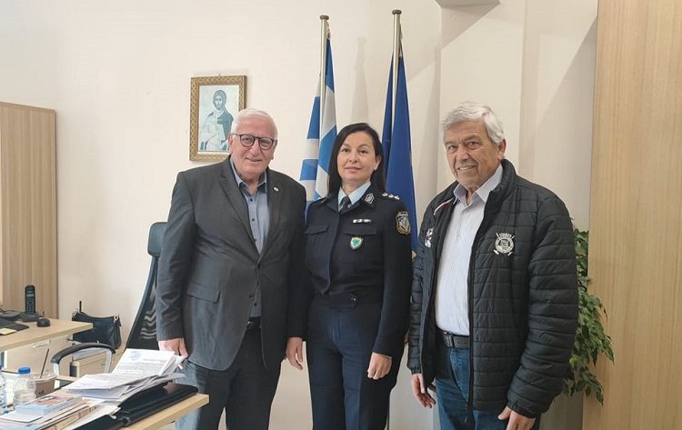 Με τη διοικητή του Α.Τ. Φιλοθέης - Ψυχικού συναντήθηκε ο Παναγιώτης Ιωάννου