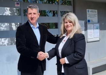 Ο Νικηφόρος Κωνσταντίνου καλωσόρισε την Κατερίνα Κουφοπούλου