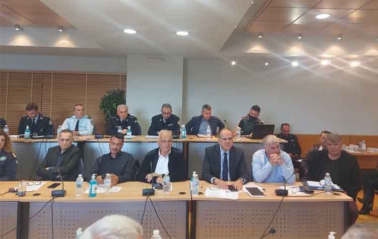 Σε αλλεπάλληλες συσκέψεις εν όψει αντιπυρικής περιόδου συμμετείχε ο Βλάσσης Σιώμος