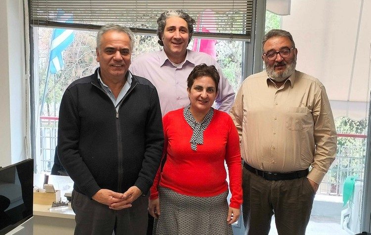Συνάντηση Π. Σκουρλέτη με τη διοίκηση του Συλλόγου Υπαλλήλων Πειραιώς Υποστηρικτικών Υπηρεσιών