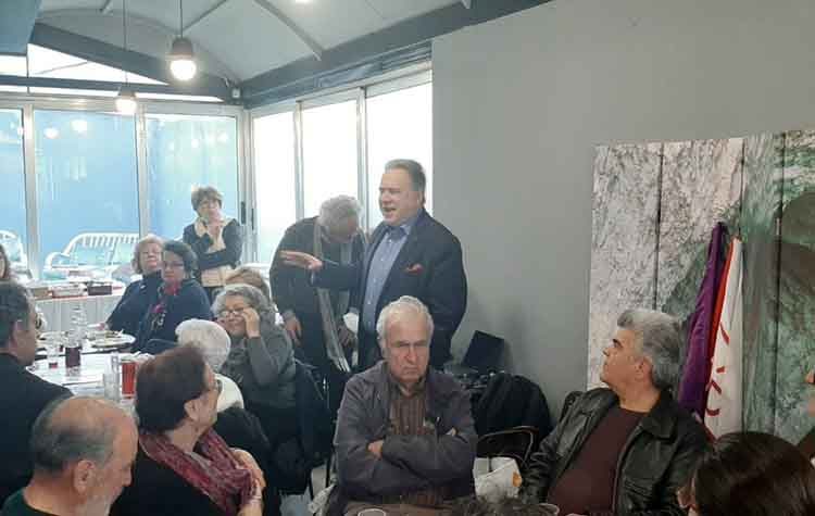 Πρώτη συνεστίαση στο νέο στέκι του ΣΥΡΙΖΑ - Προοδευτική Συμμαχία