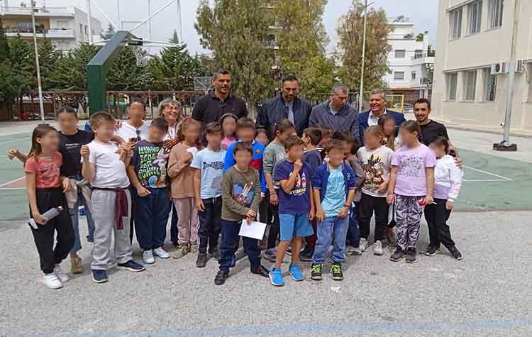 Επίσκεψη Διαμαντίδη, Ντικούδη και Τσαρτσαρή στο 1ο Δημοτικό Αμαρουσίου