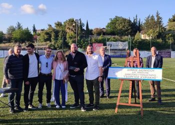 Κι επίσημα «Γιώργος Κυριάκης» το Δημοτικό Γυμναστήριο Άνοιξης