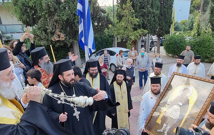 Νέα Κηφισιά: Στην Αγία Τριάδα η εικόνα του Αγ. Φανουρίου