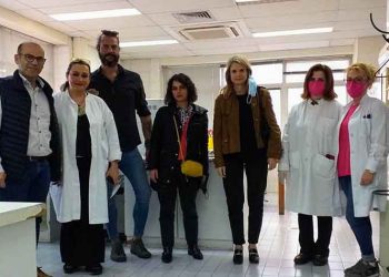 Επίσκεψη Μιλένας Αποστολάκη στο Κέντρο Υγείας Αμαρουσίου