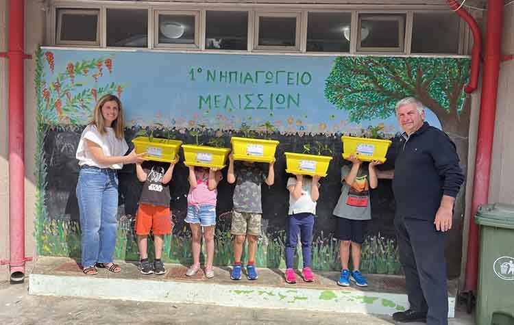 Μποστανάκια δια χειρός λιλιπούτειων μαθητών με τη βοήθεια του ΣΠΑΠ