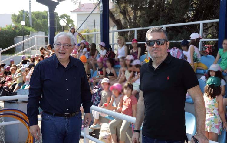 Επίσκεψη Θ. Αμπατζόγλου στο Αθλητικό και Πολιτιστικό Camp του Δήμου