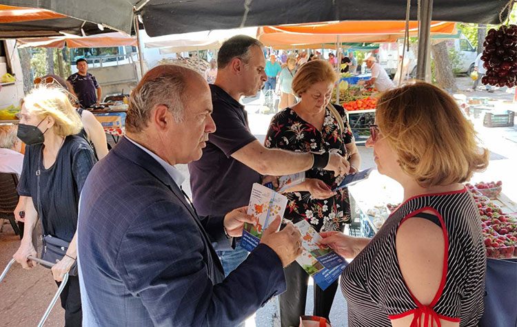 Εκστρατεία ενημέρωσης για την ανακύκλωση και στη λαϊκή αγορά