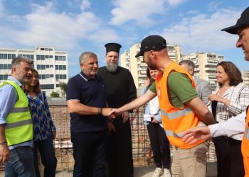 Περιοδεία σε έργα της Περιφέρειας στον Δήμο από τον Γιώργο Πατούλη