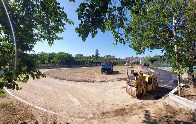 Εργασιών συνέχεια στις αθλητικές εγκαταστάσεις της ΧΑΝ