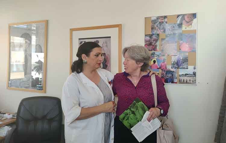 Επίσκεψη της Α. Λινού στο Κέντρο Υγείας Αμαρουσίου