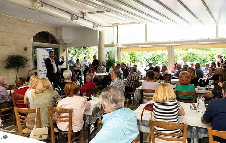 Ολοκληρώθηκε η περιοδεία του Γιάννη Πισιμίση στα Άνω Βριλήσσια