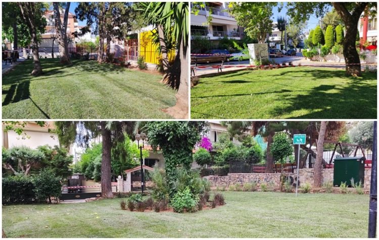 Έργα ανάπλασης σε 17 πλατείες και παιδικές χαρές του Δήμου