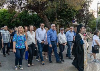 Εορτασμός των Αγίων Αναργύρων Κοσμά και Δαμιανού στο Μαρούσι