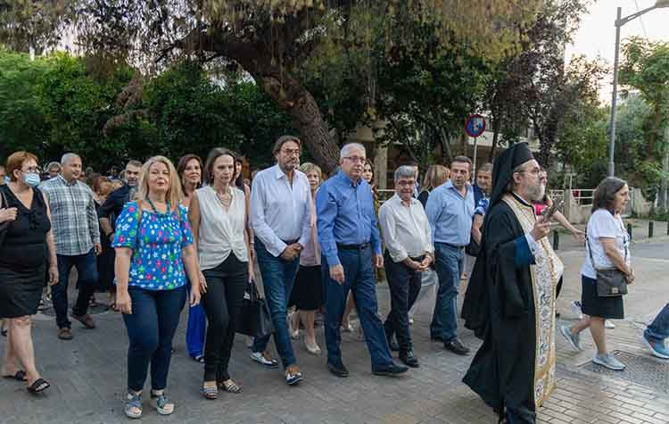 Εορτασμός των Αγίων Αναργύρων Κοσμά και Δαμιανού στο Μαρούσι