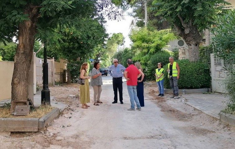 Αμπατζόγλου σε έργα ανακατασκευών – αποκαταστάσεων οδικών τμημάτων στο Μαρούσι