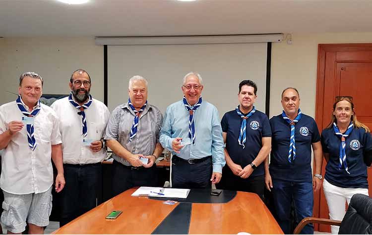 Τιμητική εγγραφή του δημάρχου Θ. Αμπατζόγλου στην Ένωση Παλαιών Προσκόπων Αμαρουσίου