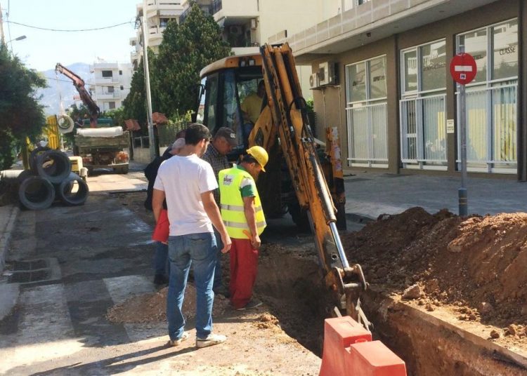 Στην τελική ευθεία το έργο ομβρίων σε Κοντόπευκο, Παράδεισο και Πευκάκια