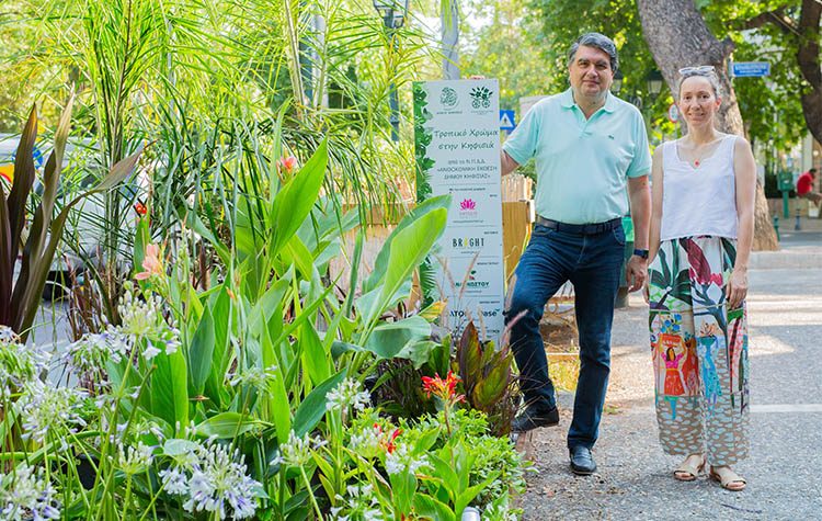 Μια τροπική καλοκαιρινή σύνθεση στο κέντρο της Κηφισιάς