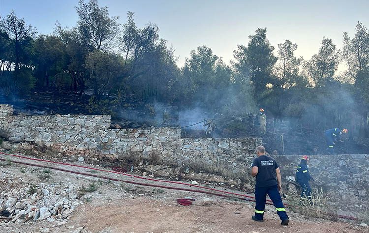 Υπό πλήρη έλεγχο η φωτιά στην Κηφισιά
