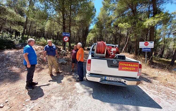 Το Πεντελικό επισκέφθηκε ο διευθυντής ΒΑ Αττικής της ΕΛΑΣ Π. Αλεξανδρόπουλος