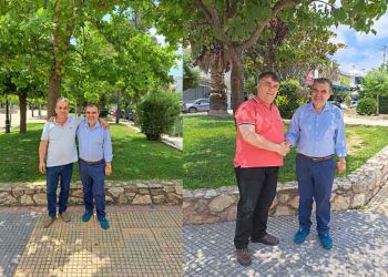 Ηλίας Βιλιώτης και Νίκος Τόλιος στο πλευρό του Δημοσθένη Παπακωνσταντίνου