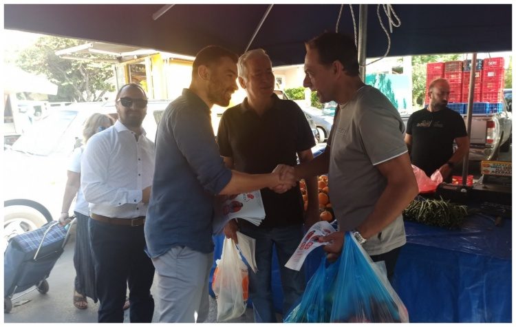 «Λαϊκή Συσπείρωση Αμαρουσίου»: Επίσκεψη στη λαϊκή του Νέου Τέρματος