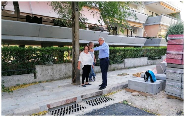 Αυτοψία Αμπατζόγλου σε αντιπλημμυρικά, αιχμές προς Περιφέρεια για το ρέμα Σαπφούς