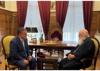 Επίσκεψη Χρήστου Αηδόνη στον Αρχιεπίσκοπο Αθηνών