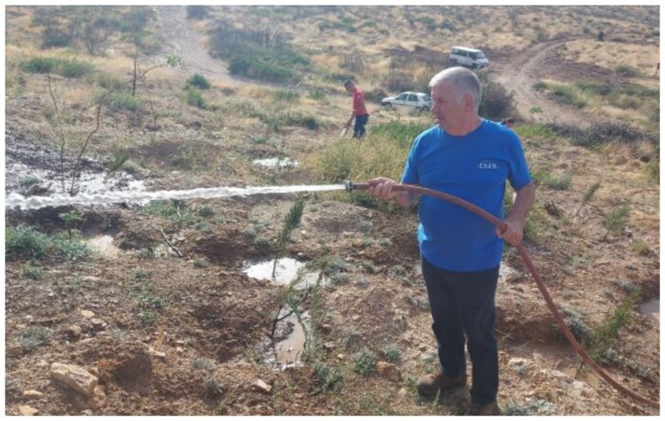 Ολοκληρώθηκε με επιτυχία το τελευταίο εθελοντικό πότισμα του 2023 στο Πεντελικό