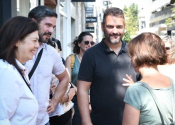 Περιοδεία του Γ. Πρωτούλη στην αγορά της πόλης