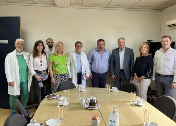 Επίσκεψη Γ. Σγουρού στο Γενικό Νοσοκομείο Αθηνών «Γ. ΓΕΝΝΗΜΑΤΑΣ»