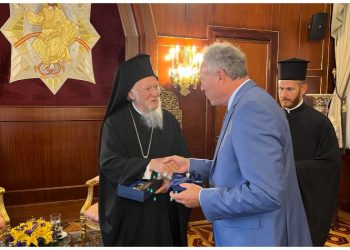 Στο Οικουμενικό Πατριαρχείο ο Γιάννης Σγουρός