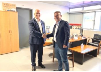 Συνάντηση Αηδόνη με τον εν’ ενεργεία Δήμαρχο Θανάση Ζούτσο και το προσωπικό του Δήμου