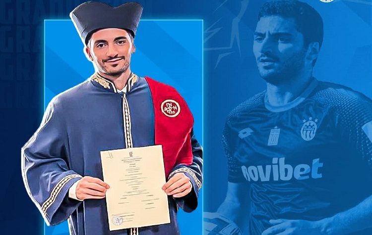 Ο ποδοσφαιριστής της Κηφισιάς Πάνος Πρίτσας πήρε το πτυχίο του από τη Νομική Αθηνών