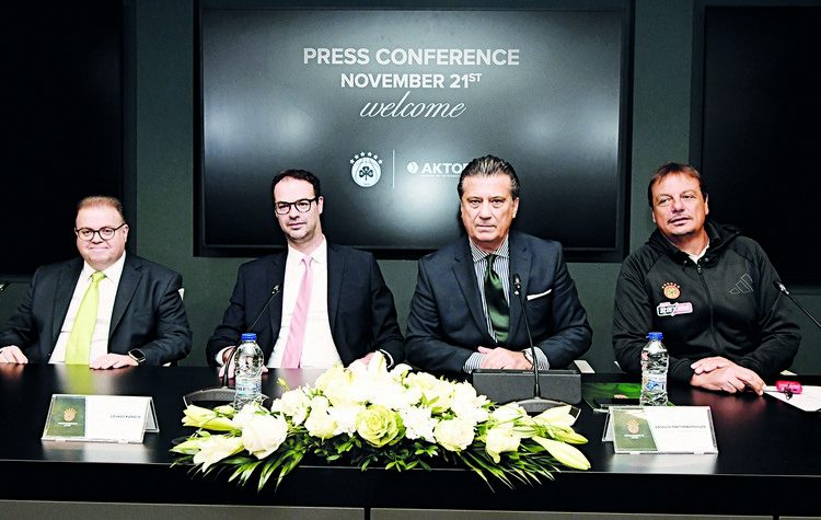 ΟΜΙΛΟΣ INTRAKAT: H Άκτωρ χορηγός ονοματοδοσίας της ΚΑΕ Παναθηναϊκός