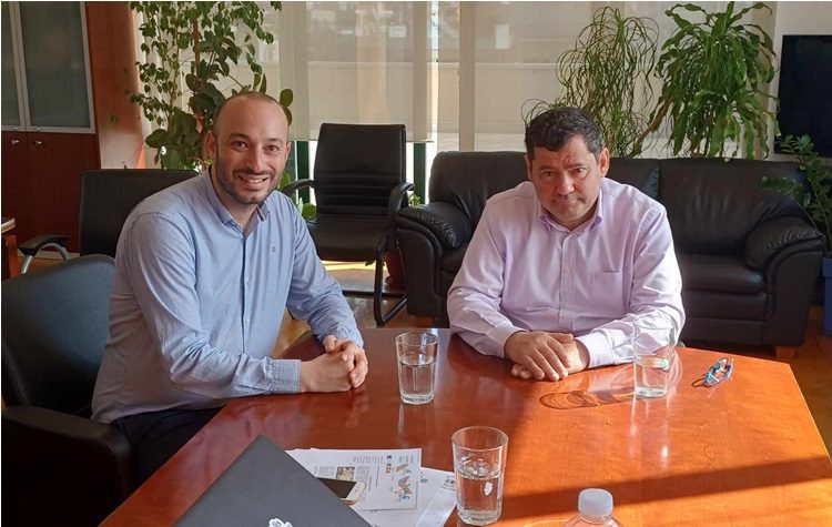 Τον Μάριο Ψυχάλη υποδέχθηκε στο Δημαρχείο ο Τάσος Μαυρίδης