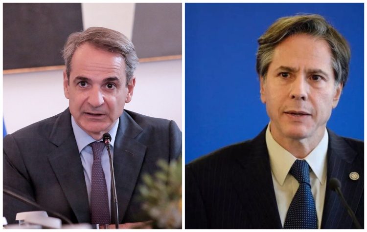 Τηλεφωνική επικοινωνία Μητσοτάκη-Μπλίνκεν- Τι συζήτησαν