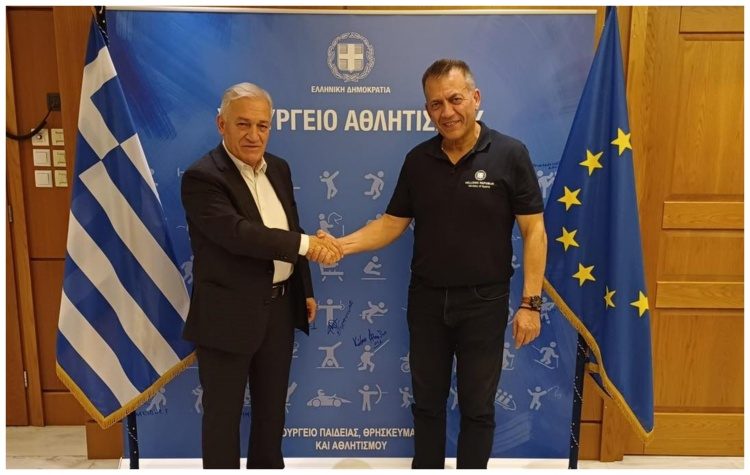 Συνεργασία ΚΕΔΕ - Υπουργείου Αθλητισμού για καταγραφή αθλητικών εγκαταστάσεων και «Άθληση για Όλους»