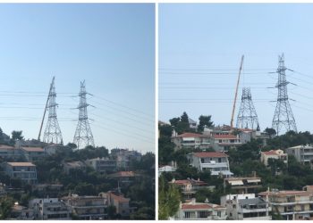 Ολοκληρώθηκε το έργο απομάκρυνσης των πυλώνων υψηλής τάσης από τη Νέα Πεντέλη