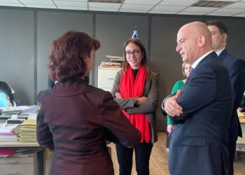 Στον «Πύργο Ελέγχου» του ΕΦΚΑ στη Λ. Κηφισίας η Δ. Μιχαηλίδου