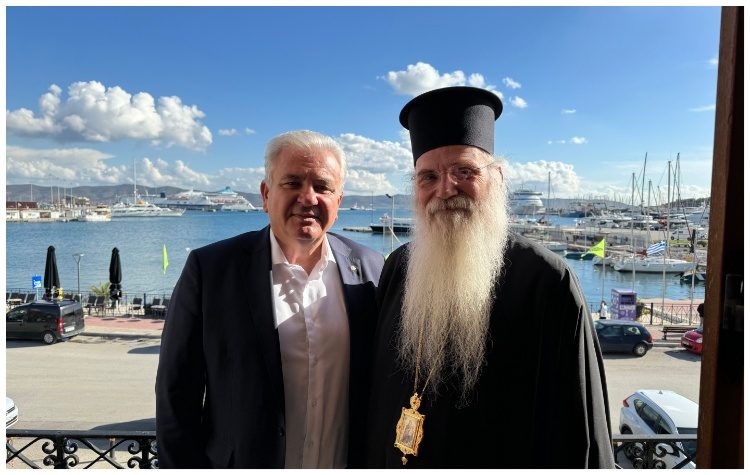 Επίσκεψη του Μητροπολίτη Μεσογαίας & Λαυρεωτικής στο Δήμο Λαυρεωτικής