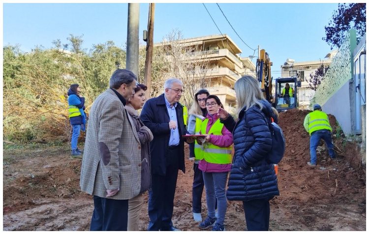 Αυτοψία Αμπατζόγλου στη διάνοιξη της οδού Λάρνακος, στον υπό ένταξη στο σχέδιο Σωρό