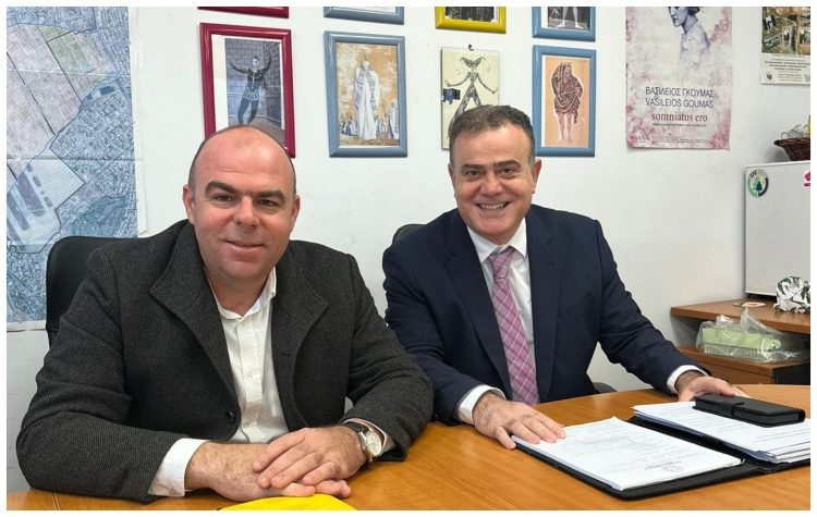 Συνάντηση εργασίας Αηδόνη με τον Αντιπεριφερειάρχη Χωρικού Σχεδιασμού, Πολεοδομικών Θεμάτων & Εφαρμογών της Περιφέρειας Αττικής Ελευθέριο Κοσμόπουλο