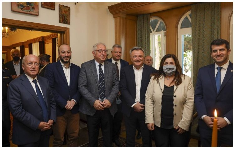 Στην κοπή πίτας της Μητρόπολης Κηφισίας, Αμαρουσίου Ωρωπού και Μαραθώνος ο Θ. Αμπατζόγλου