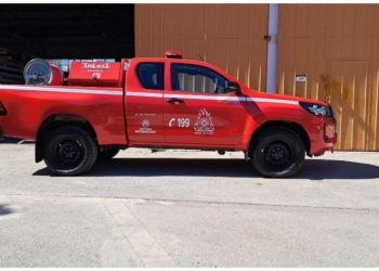 Άσκηση ετοιμότητας στην πλατεία Αγίας Τριάδας για το κλιμάκιο Πολιτικής Προστασίας του Δήμου