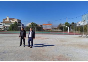 Αυτοψία Αηδόνη σε αθλητικές εγκαταστάσεις του Δήμου