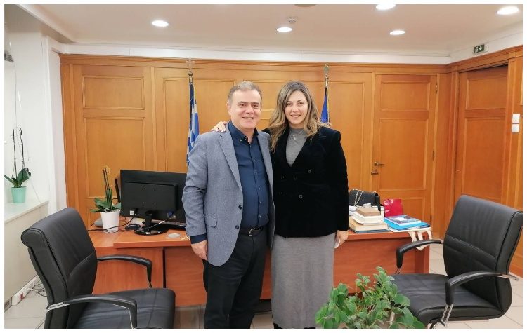 Συνάντηση Αηδόνη με την Υπουργό Κοινωνικής Συνοχής και Οικογένειας Σοφία Ζαχαράκη